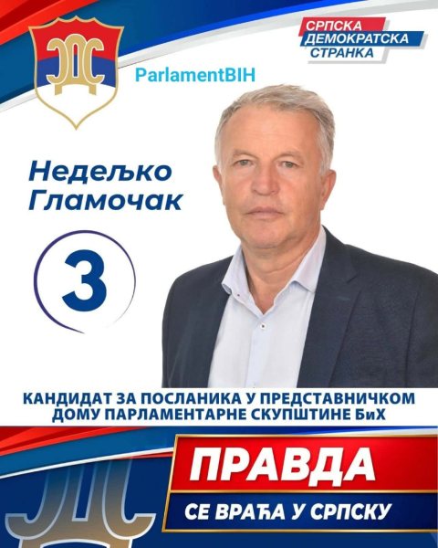 Фотографија кандидата – Недељко Гламочак